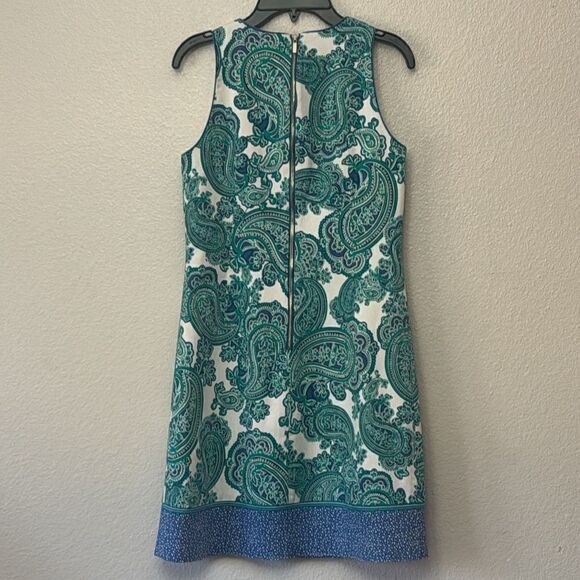 Ann Taylor Geometric Print Dress Size 0 Petite - Picture 2 of 4